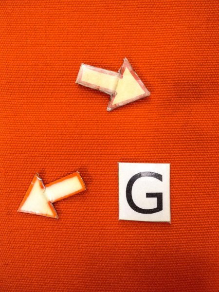 Photo12: O0207F Vintage Japanese Kimono  Vivid Vermilion HANHABA OBI half width sash  Wool. (Grade B) (12)