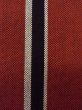 Photo4: O0207G Vintage Japanese Kimono   Multi Color HANHABA OBI half width sash Stripes Cotton. (Grade B) (4)