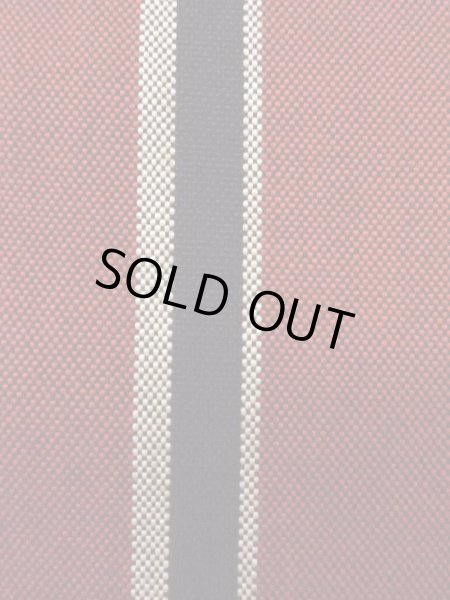 Photo4: O0207G Vintage Japanese Kimono   Multi Color HANHABA OBI half width sash Stripes Cotton. (Grade B) (4)