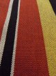 Photo7: O0207G Vintage Japanese Kimono   Multi Color HANHABA OBI half width sash Stripes Cotton. (Grade B) (7)