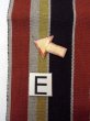 Photo14: O0207G Vintage Japanese Kimono   Multi Color HANHABA OBI half width sash Stripes Cotton. (Grade B) (14)
