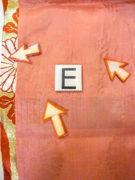 Photo15: O0207K Vintage Japanese Kimono  Shiny Gold HANHABA OBI half width sash Chrysanthemum Silk. (Grade C) (15)