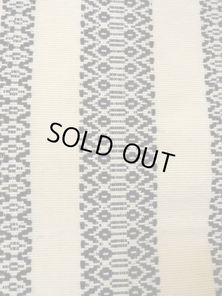 Photo4: Mint O0207N Vintage Japanese Kimono   Ivory HANHABA OBI half width sash KENJO pattern(A prestigious pattern meaning that it was presented to the Shogunate.) Wool. (Grade A) (4)