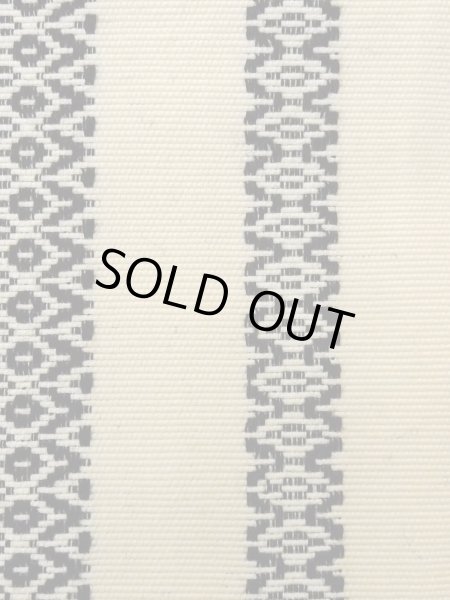 Photo5: Mint O0207N Vintage Japanese Kimono   Ivory HANHABA OBI half width sash KENJO pattern(A prestigious pattern meaning that it was presented to the Shogunate.) Wool. (Grade A) (5)