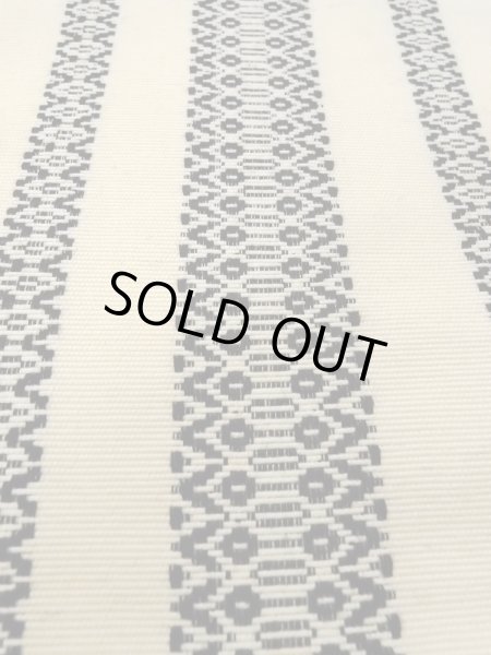 Photo7: Mint O0207N Vintage Japanese Kimono   Ivory HANHABA OBI half width sash KENJO pattern(A prestigious pattern meaning that it was presented to the Shogunate.) Wool. (Grade A) (7)
