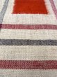 Photo8: O0207Q Vintage Japanese Kimono   Off White HANHABA OBI half width sash Quadrangle Cotton. (Grade B) (8)