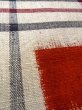 Photo9: O0207Q Vintage Japanese Kimono   Off White HANHABA OBI half width sash Quadrangle Cotton. (Grade B) (9)