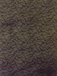 Photo2: O0207R Vintage Japanese Kimono  Dark Olive HANHABA OBI half width sash Bird Silk. (Grade D) (2)