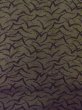 Photo6: O0207R Vintage Japanese Kimono  Dark Olive HANHABA OBI half width sash Bird Silk. (Grade D) (6)