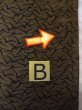 Photo12: O0207R Vintage Japanese Kimono  Dark Olive HANHABA OBI half width sash Bird Silk. (Grade D) (12)