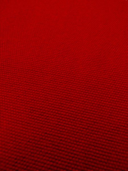 Photo6: O0207S Vintage Japanese Kimono   Red HANHABA OBI half width sash  Wool. (Grade B) (6)