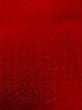 Photo8: O0207S Vintage Japanese Kimono   Red HANHABA OBI half width sash  Wool. (Grade B) (8)