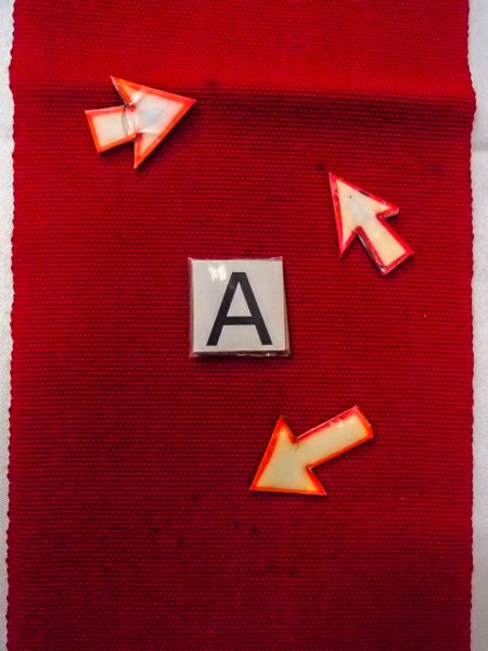 Photo10: O0207S Vintage Japanese Kimono   Red HANHABA OBI half width sash  Wool. (Grade B) (10)