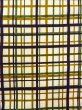 Photo3: O0207T Vintage Japanese Kimono   Off White HANHABA OBI half width sash Plaid Checks Cotton. (Grade C) (3)