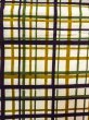 Photo4: O0207T Vintage Japanese Kimono   Off White HANHABA OBI half width sash Plaid Checks Cotton. (Grade C) (4)