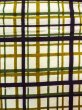 Photo5: O0207T Vintage Japanese Kimono   Off White HANHABA OBI half width sash Plaid Checks Cotton. (Grade C) (5)
