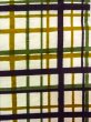 Photo6: O0207T Vintage Japanese Kimono   Off White HANHABA OBI half width sash Plaid Checks Cotton. (Grade C) (6)