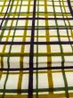 Photo8: O0207T Vintage Japanese Kimono   Off White HANHABA OBI half width sash Plaid Checks Cotton. (Grade C) (8)