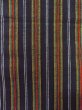 Photo3: O0207U Vintage Japanese Kimono   Navy Blue HANHABA OBI half width sash Stripes Cotton. (Grade A) (3)