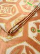 Photo11: O0207W Vintage Japanese Kimono   White HANHABA OBI half width sash Flower circle Silk. (Grade C) (11)