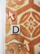 Photo15: O0207W Vintage Japanese Kimono   White HANHABA OBI half width sash Flower circle Silk. (Grade C) (15)