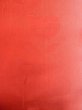 Photo3: O0207X Vintage Japanese Kimono   Red HANHABA OBI half width sash Flower Silk. (Grade C) (3)