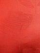 Photo4: O0207X Vintage Japanese Kimono   Red HANHABA OBI half width sash Flower Silk. (Grade C) (4)