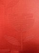 Photo5: O0207X Vintage Japanese Kimono   Red HANHABA OBI half width sash Flower Silk. (Grade C) (5)