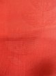 Photo6: O0207X Vintage Japanese Kimono   Red HANHABA OBI half width sash Flower Silk. (Grade C) (6)