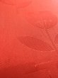 Photo9: O0207X Vintage Japanese Kimono   Red HANHABA OBI half width sash Flower Silk. (Grade C) (9)