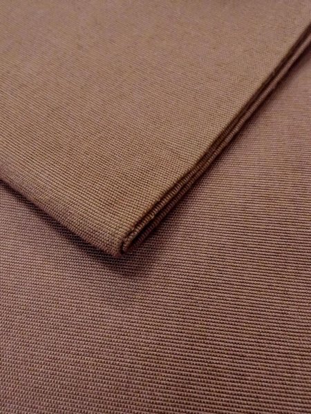 Photo8: O0207Z Vintage Japanese Kimono   Brown HANHABA OBI half width sash  Silk. (Grade A) (8)