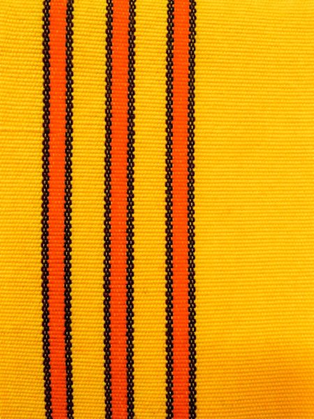 Photo2: O0208B Vintage Japanese Kimono   Red HANHABA OBI half width sash  Wool. (Grade D) (2)