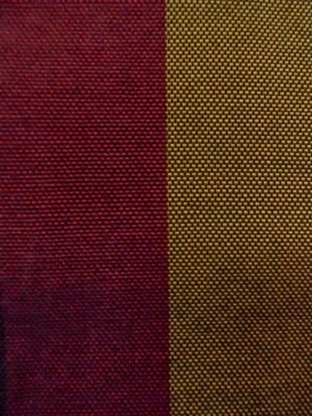 Photo4: O0208C Vintage Japanese Kimono   Multi Color HANHABA OBI half width sash Stripes Silk. (Grade B) (4)