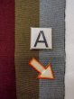 Photo10: O0208C Vintage Japanese Kimono   Multi Color HANHABA OBI half width sash Stripes Silk. (Grade B) (10)