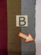 Photo11: O0208C Vintage Japanese Kimono   Multi Color HANHABA OBI half width sash Stripes Silk. (Grade B) (11)