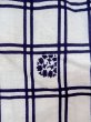 Photo6: O0218A Vintage Japanese kimono   White YUKATA summer(made in Japan) for women / Cotton. Flower,   (Grade C) (6)