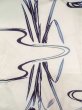 Photo3: O0218B Vintage Japanese kimono   White Pour Dyed Yukata for women / Cotton. Autumn bellflower   (Grade C) (3)