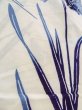 Photo8: O0218B Vintage Japanese kimono   White Pour Dyed Yukata for women / Cotton. Autumn bellflower   (Grade C) (8)