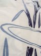 Photo9: O0218B Vintage Japanese kimono   White Pour Dyed Yukata for women / Cotton. Autumn bellflower   (Grade C) (9)