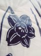 Photo10: O0218B Vintage Japanese kimono   White Pour Dyed Yukata for women / Cotton. Autumn bellflower   (Grade C) (10)