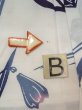 Photo15: O0218B Vintage Japanese kimono   White Pour Dyed Yukata for women / Cotton. Autumn bellflower   (Grade C) (15)