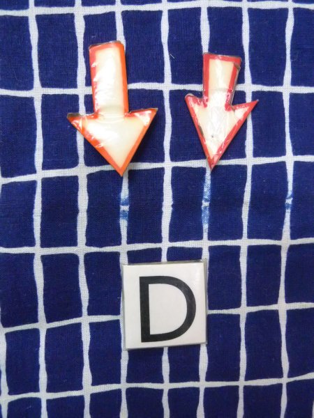 Photo17: O0218D Vintage Japanese kimono  Dark Indigo Blue YUKATA summer(made in Japan) for women / Cotton. Plaid Checks   (Grade C) (17)