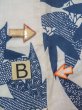 Photo15: O0218E Vintage Japanese kimono   White YUKATA summer(made in Japan) for women / Cotton. Flower,   (Grade C) (15)