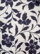 Photo3: O0218J Vintage Japanese kimono   White YUKATA summer(made in Japan) for women / Cotton. Flower,   (Grade C) (3)