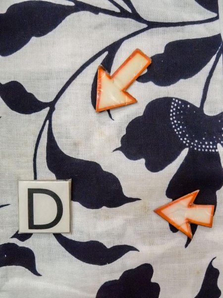 Photo15: O0218J Vintage Japanese kimono   White YUKATA summer(made in Japan) for women / Cotton. Flower,   (Grade C) (15)