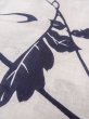 Photo9: O0218L Vintage Japanese kimono   Off White YUKATA summer(made in Japan) for women / Cotton/hemp Chrysanthemum,   (Grade C) (9)