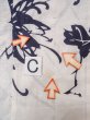 Photo16: O0218L Vintage Japanese kimono   Off White YUKATA summer(made in Japan) for women / Cotton/hemp Chrysanthemum,   (Grade C) (16)