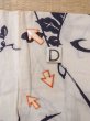 Photo17: O0218L Vintage Japanese kimono   Off White YUKATA summer(made in Japan) for women / Cotton/hemp Chrysanthemum,   (Grade C) (17)