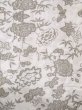 Photo4: O0218M Vintage Japanese kimono  Light Beige YUKATA summer(made in Japan) for women / Cotton. Peony,   (Grade C) (4)