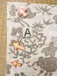 Photo14: O0218M Vintage Japanese kimono  Light Beige YUKATA summer(made in Japan) for women / Cotton. Peony,   (Grade C) (14)
